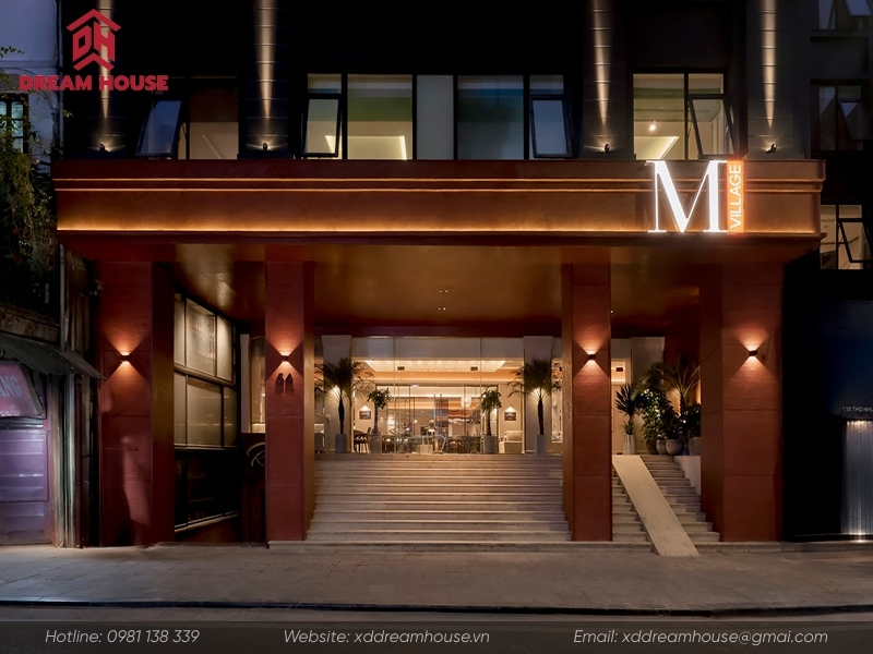 Hình ảnh sau cải tạo tại khách sạn M Village 54 Thợ Nhuộm